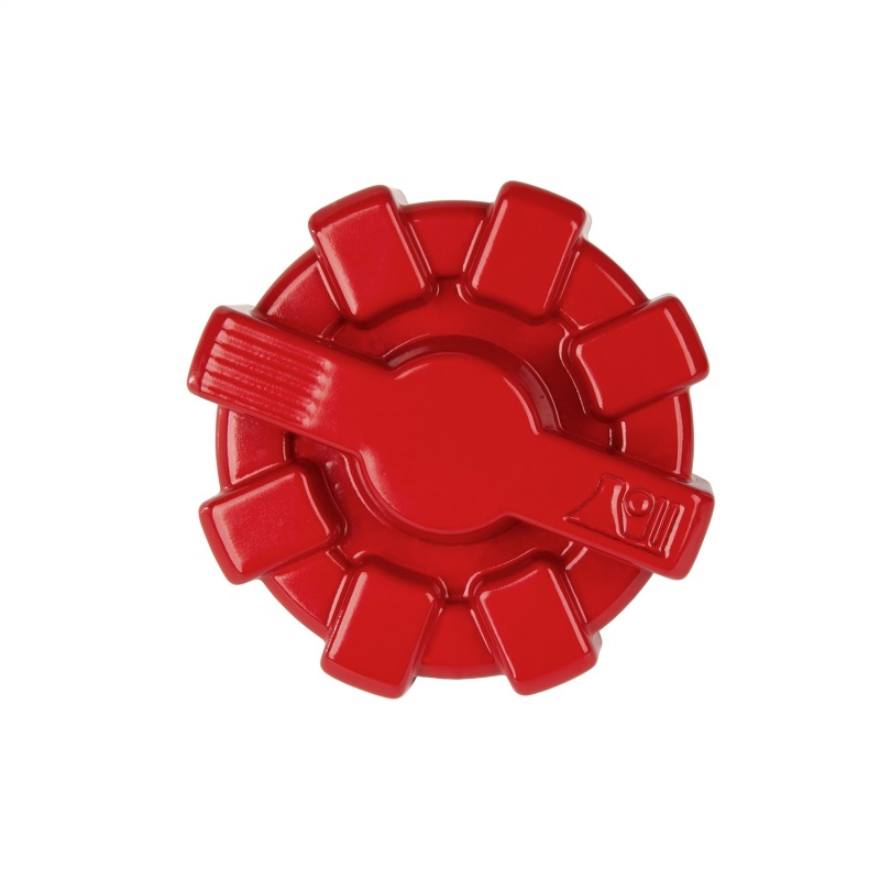 Jeep Wrangler JK Fuel Cap - Rugged Ridge - Elite - Red - `07-`21 Jeep Wrangler JK Fuel Cap - Rugged Ridge - Elite - Red - `07-`21